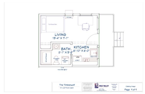 Efficiency Studio Model (Porch Entry) - 14x20 FLOORPLANS_Page_9