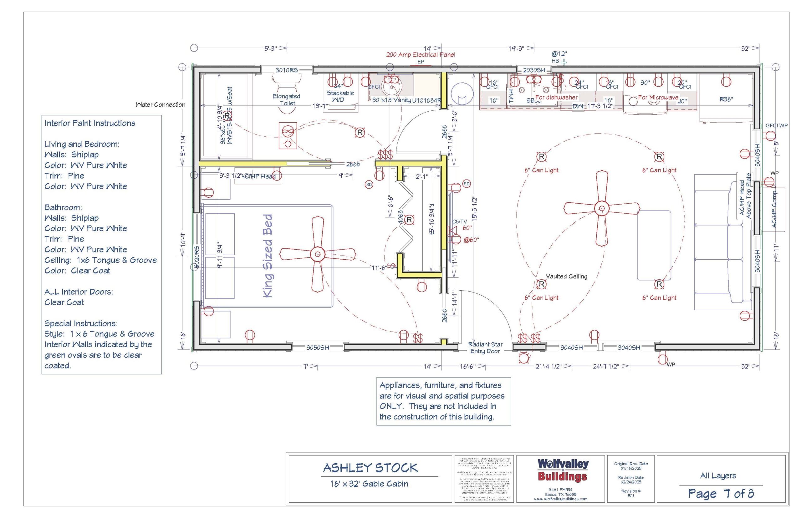 16x32 Ashley floor plan