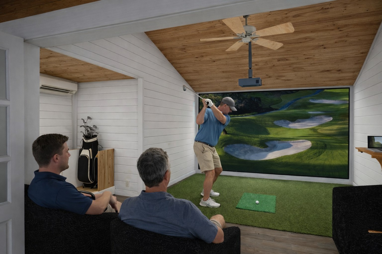 Players Pavilion interior hosting area