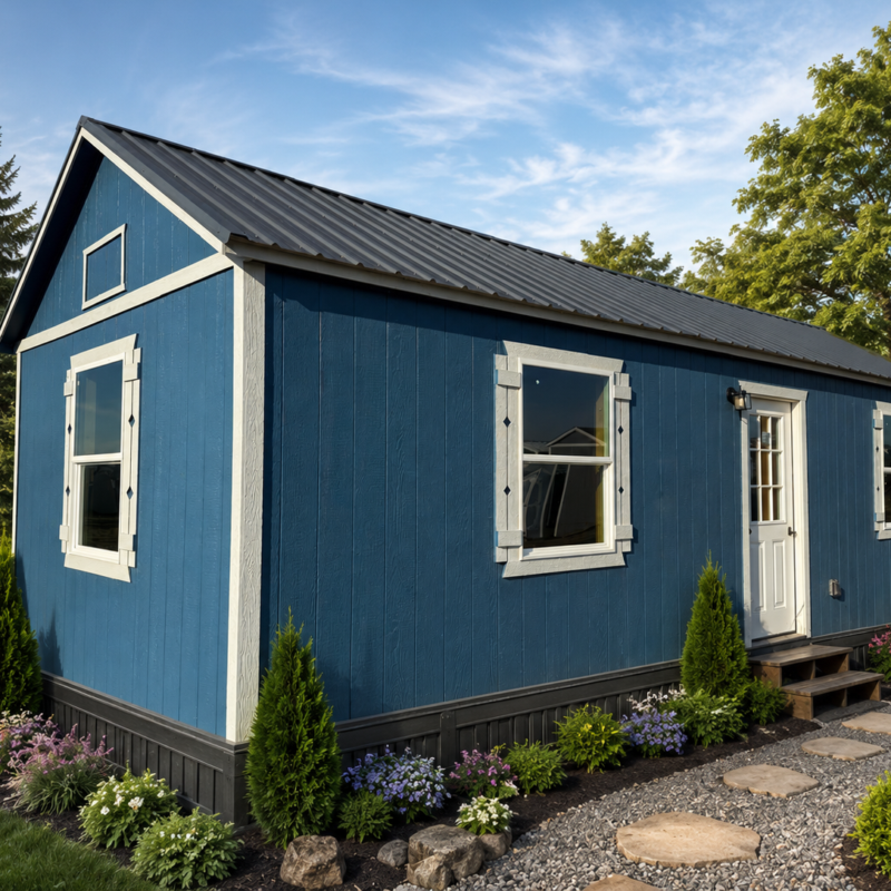 12x32 - 1bed-1bath Efficiency Cabin Model (384 sq.ft)