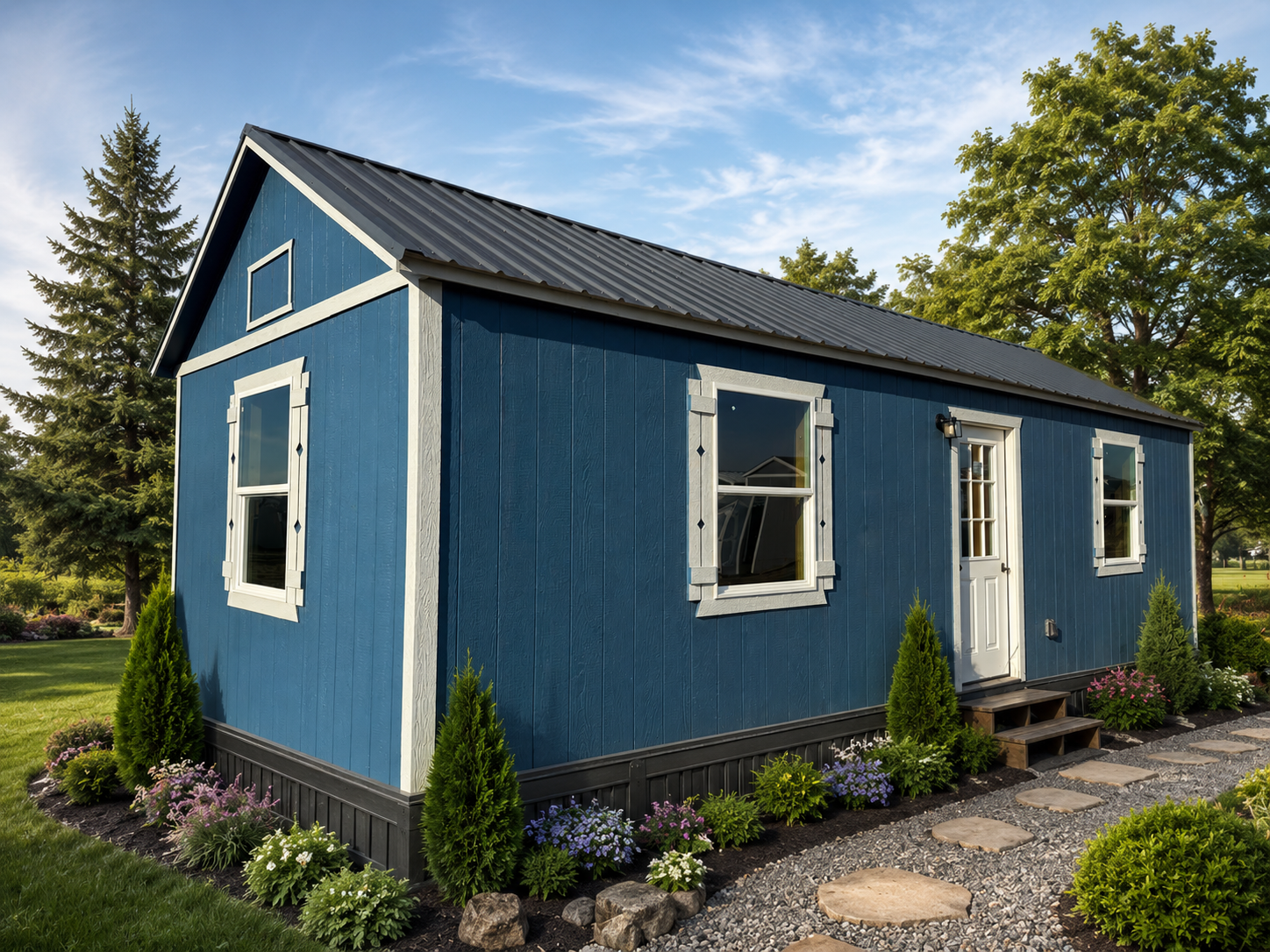 12x32 - 1bed-1bath Efficiency Cabin Model (384 sq.ft)