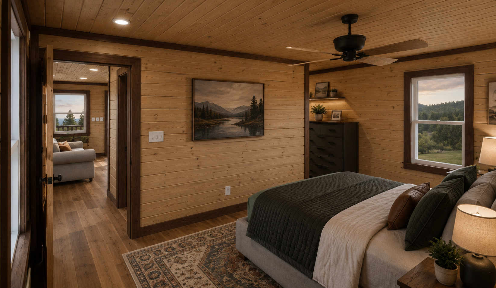 The Silver Spur bedroom