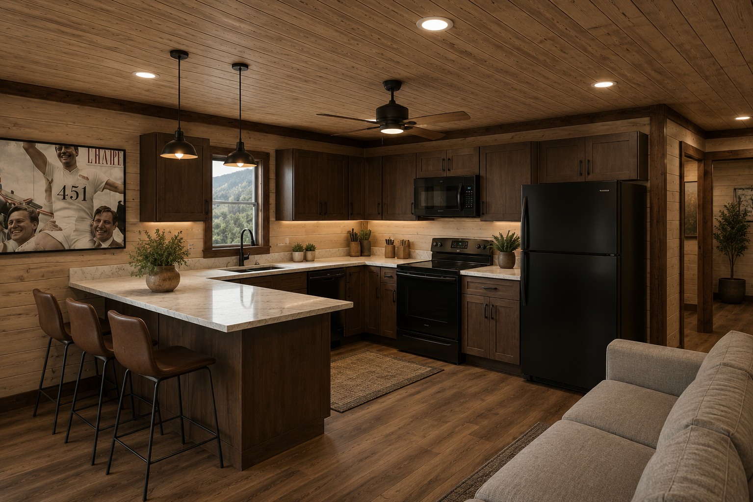 The Silver Spur kitchen